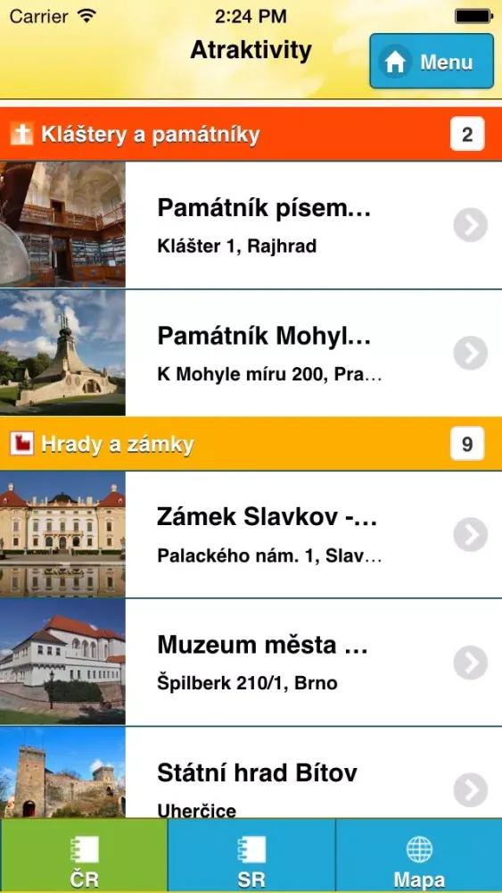 Jižní Morava a Trnavský kraj স্ক্রিনশট