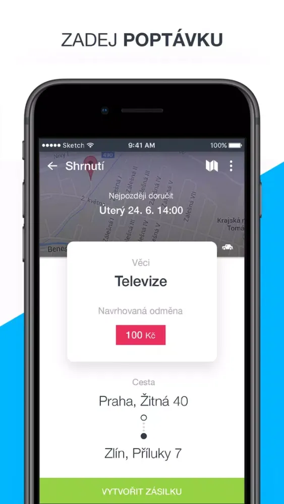 Screenshot di Zavezu - Spolujízda pro věci