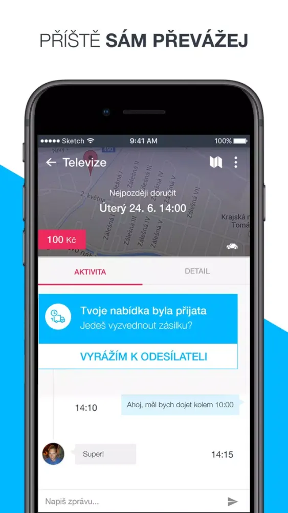 Screenshot di Zavezu - Spolujízda pro věci