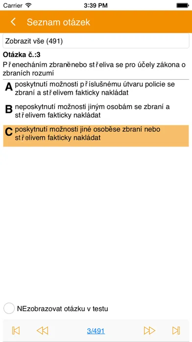 Zbrojní průkaz - testy应用截图