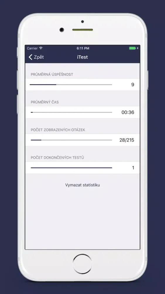 Screenshot di Lodní průkaz VRP - iTest