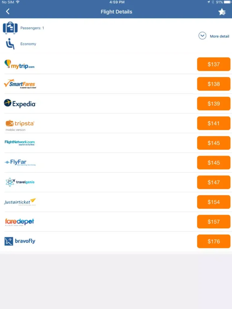 Zrzuty ekranu D-Flights - Airfare for Delta & Airline Tickets iPad 