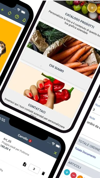 EasyOrder Ordini Clienti B2B Screenshots