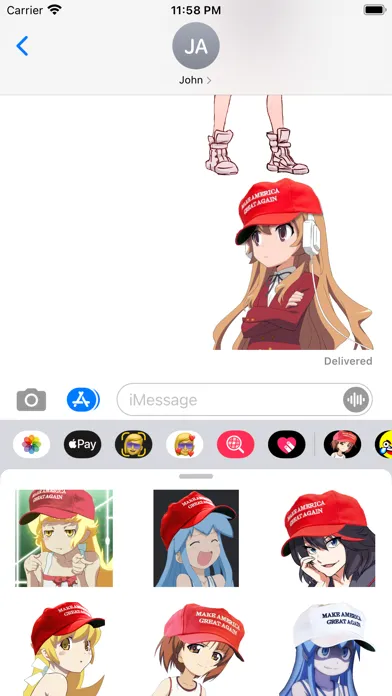 Tangkapan skrin Make Anime Great Again