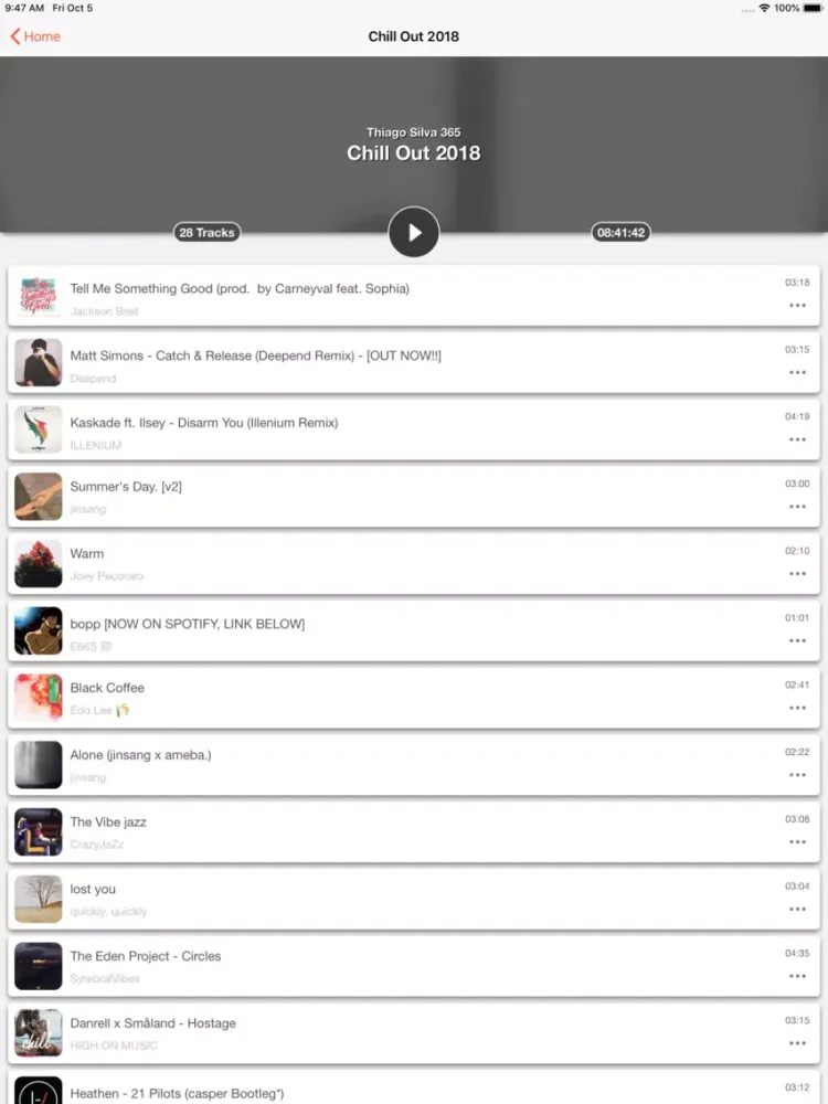 Tangkapan skrin Music Player - Music Tube Play iPad 