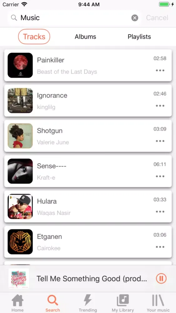 Tangkapan skrin Music Player - Music Tube Play
