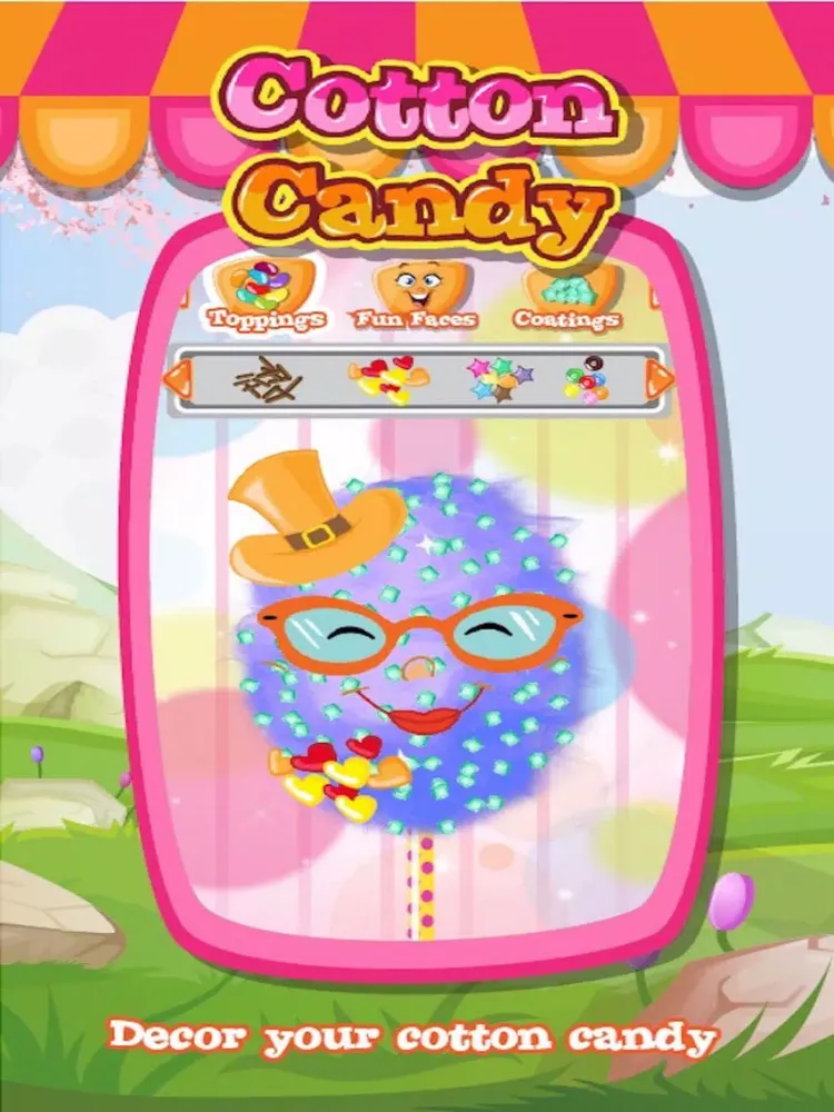 ภาพหน้าจอของ Cotton Candy Maker - Kids Cooking Games for Free iPad 