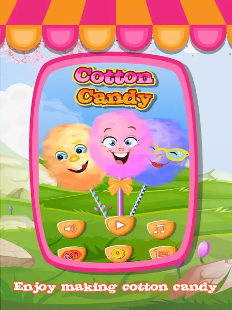 ภาพหน้าจอของ Cotton Candy Maker - Kids Cooking Games for Free iPad 
