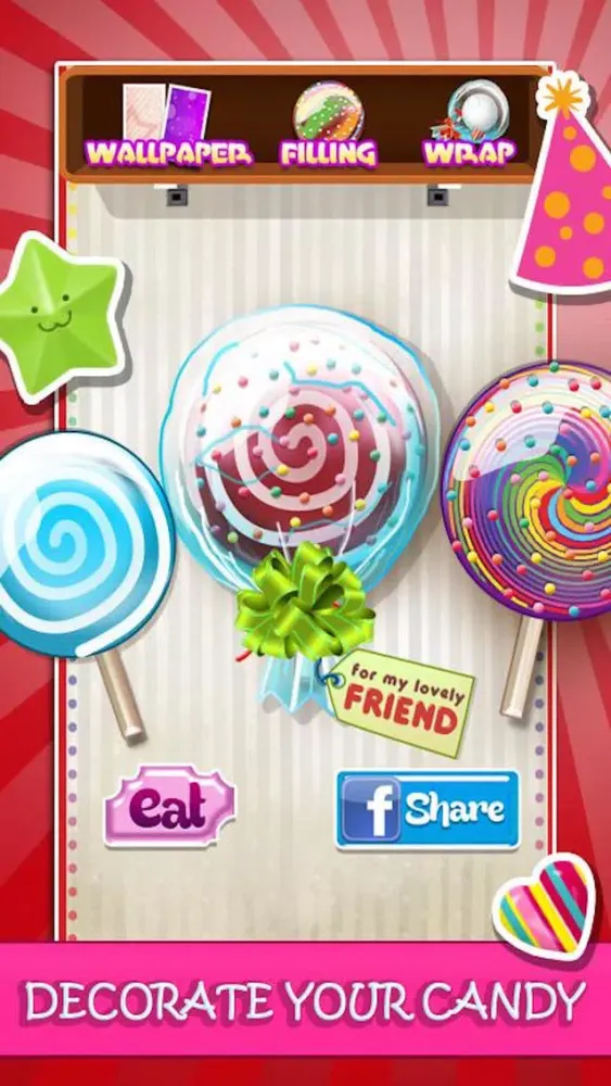 ภาพหน้าจอของ Cotton Candy Maker - Kids Cooking Games for Free