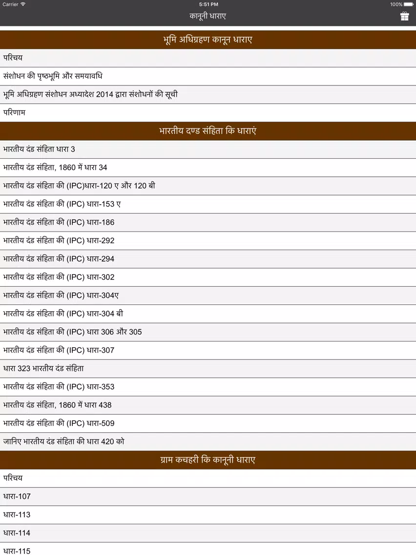 Kanooni Dhara iPad  스크린샷