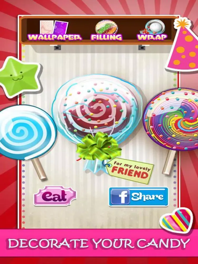 Candy Cooking & Baking Doh Games for Girls iPad  Screenshots
