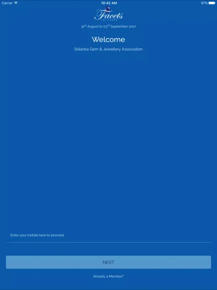 ภาพหน้าจอของ Facets SriLanka iPad 