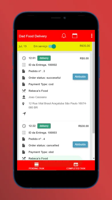 Dad Food Delivery স্ক্রিনশট