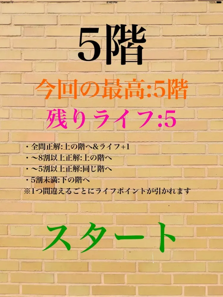 Capturas de pantalla de 記憶の塔　〜簡単な記憶力トレーニングゲーム〜 iPad 