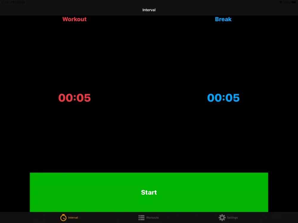 Capturas de pantalla de タバタ式タイマーPro iPad 
