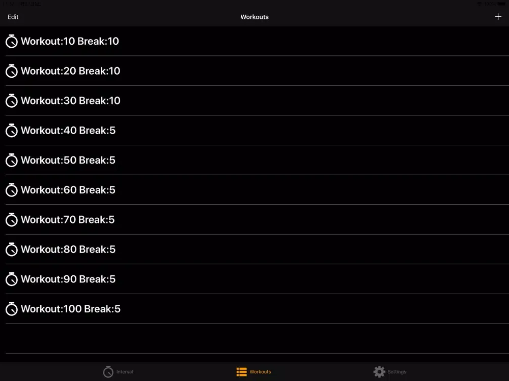 Capturas de pantalla de タバタ式タイマーPro iPad 