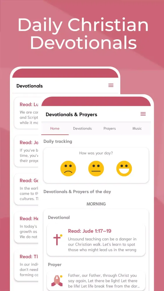 Screenshot di Daily Devotionals & Prayers