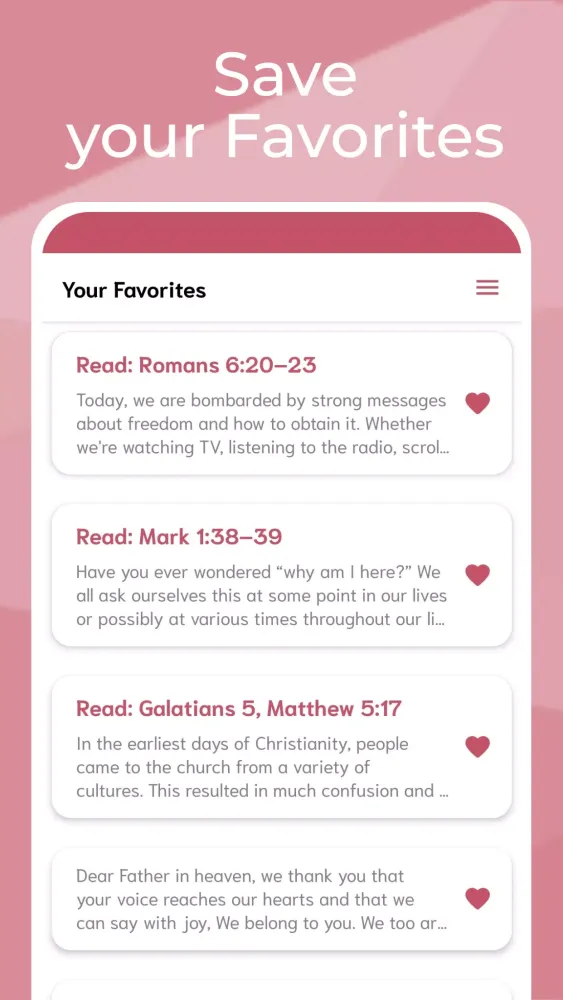 Screenshot di Daily Devotionals & Prayers