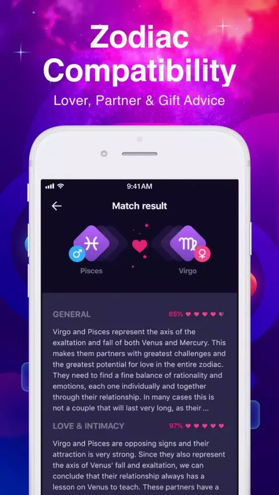 Capturas de tela do Daily Horoscope - Ask Tarot