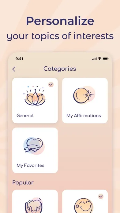 Daily Affirmations & Widgets Screenshots