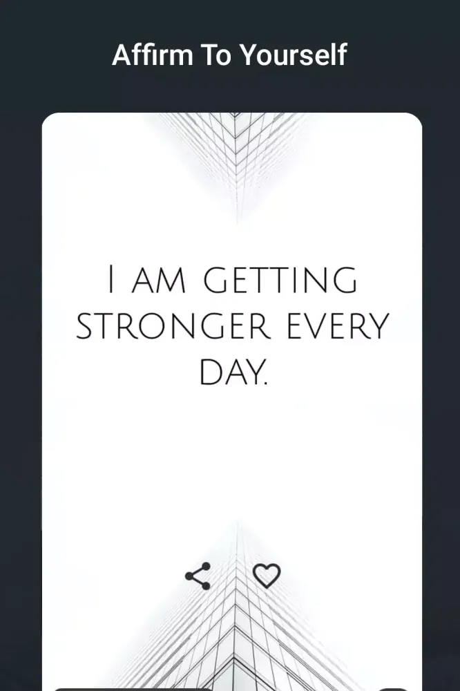 Positive Daily Affirmation App应用截图