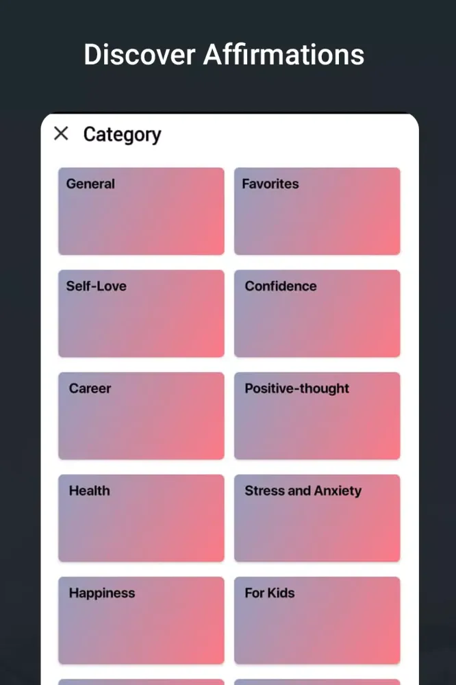 Positive Daily Affirmation App应用截图