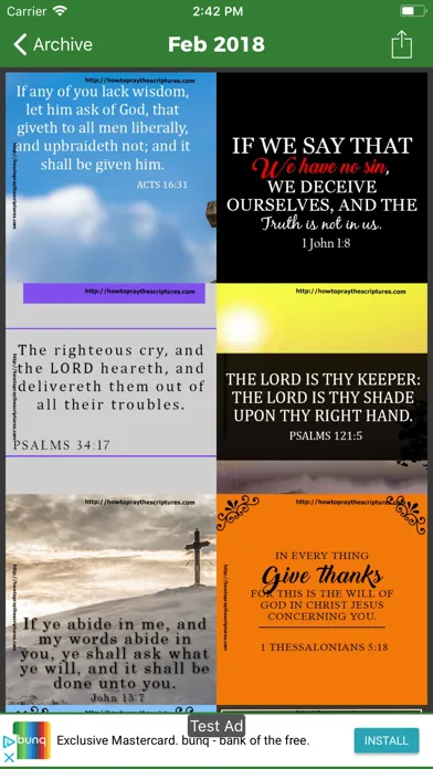 Daily Bible Verses -King James 스크린샷