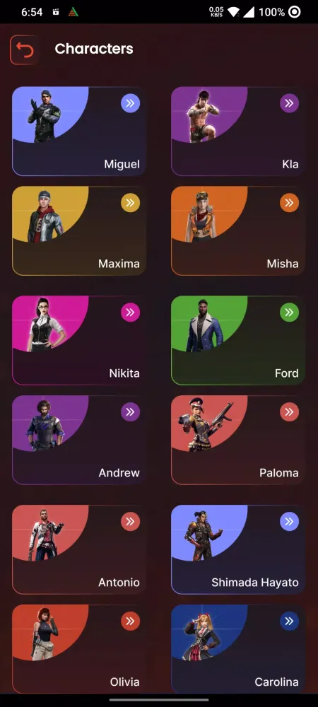 Tangkapan skrin FFF skin tool & emotes
