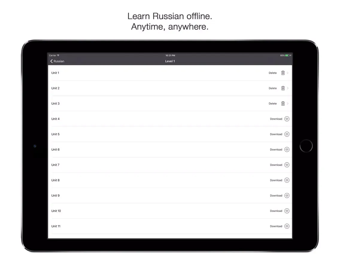 Beginner Russian for Every Day iPad  Screenshots
