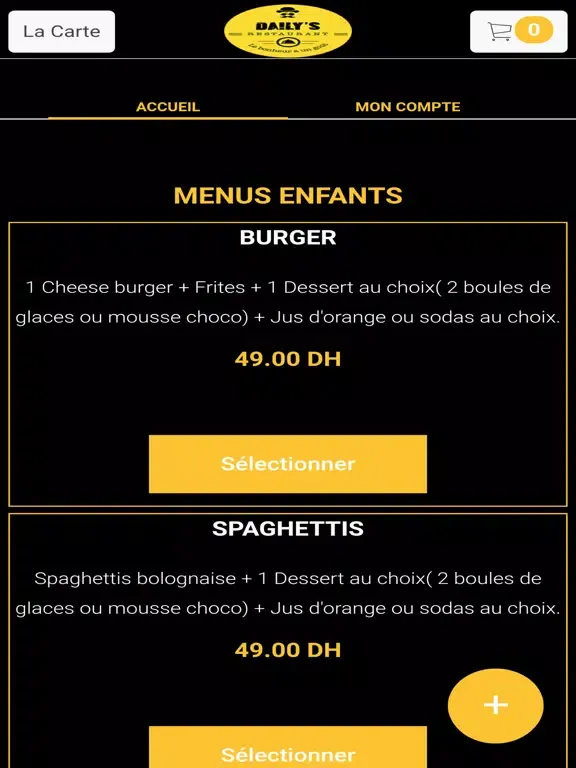 Capturas de tela do Daily s iPad 