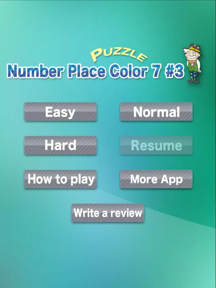 Tangkapan layar Number Place Color7 #3 iPad 