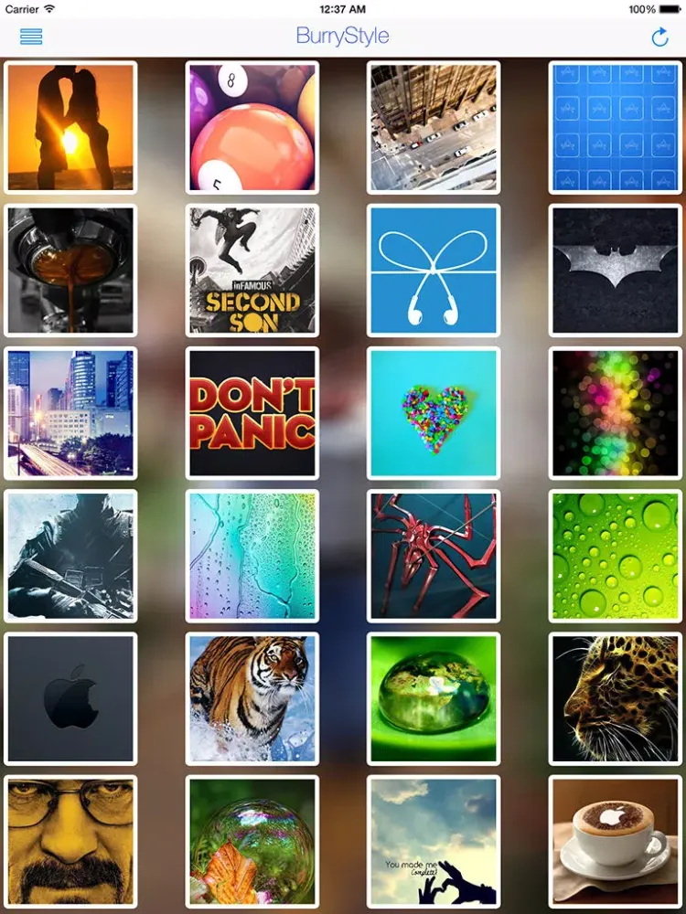 BurryStyle HD Wallpapers iPad  Ekran Görüntüleri