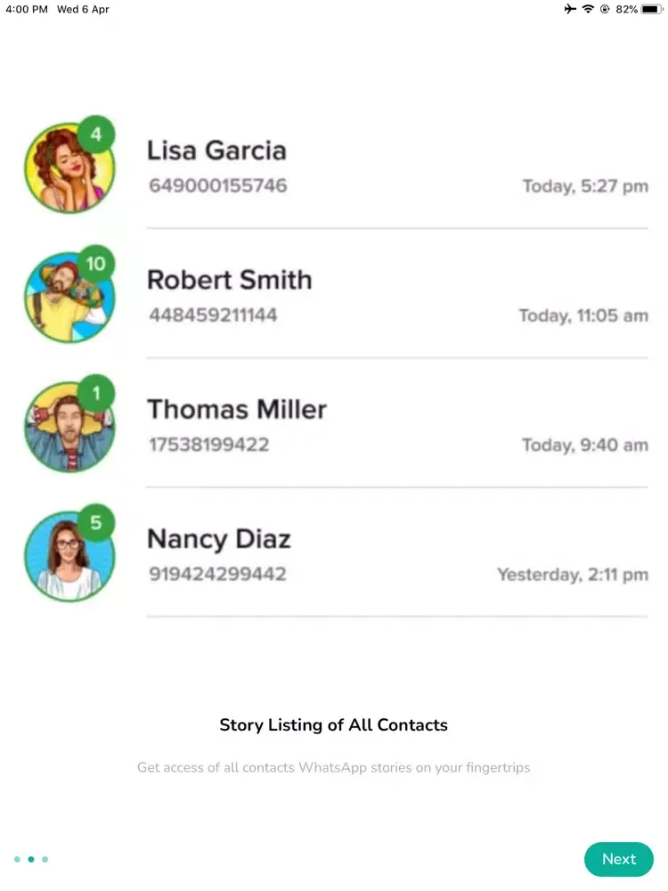 Status Download for Whatsapp+ iPad  سکرین شاٹس