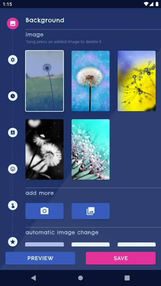 Dandelion Live Wallpaper Screenshots