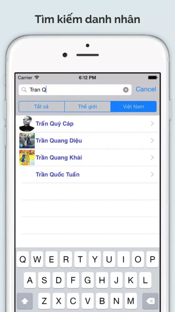 Tiểu sử danh nhân Screenshots