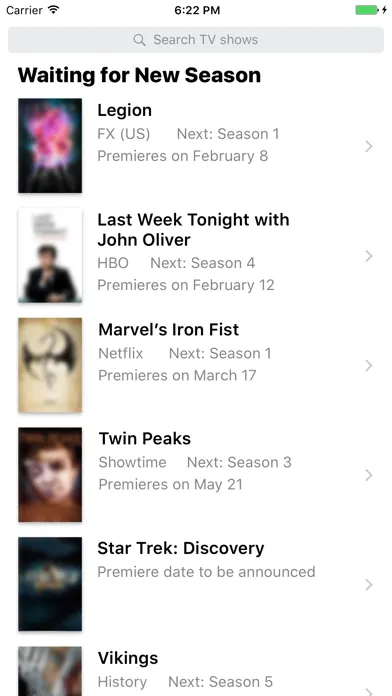 TV Calendar: #1 Show Tracker应用截图