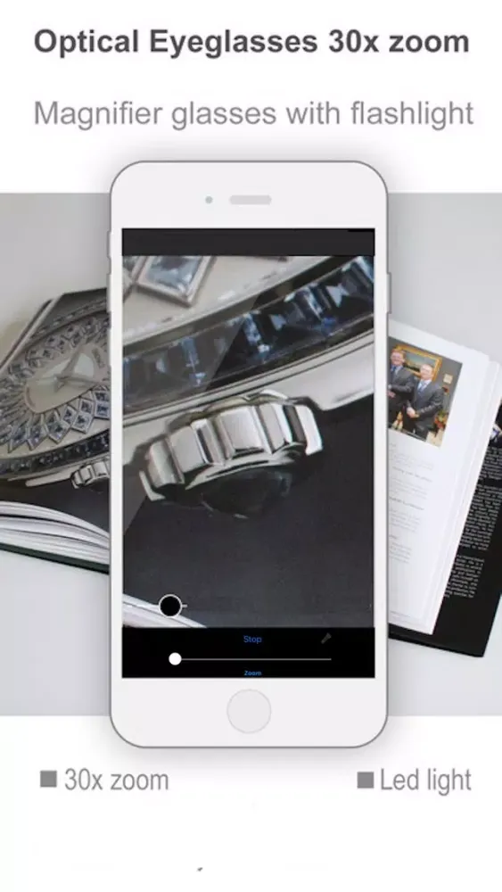 Pocket Glasses Premium - text magnifier and sight Screenshots