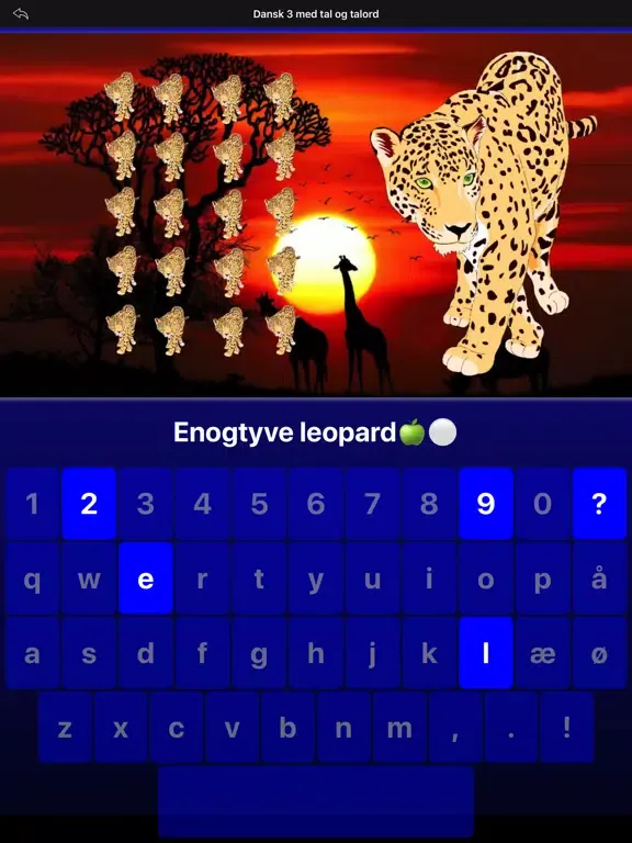 Dansk 3 med tal og talord iPad 应用截图