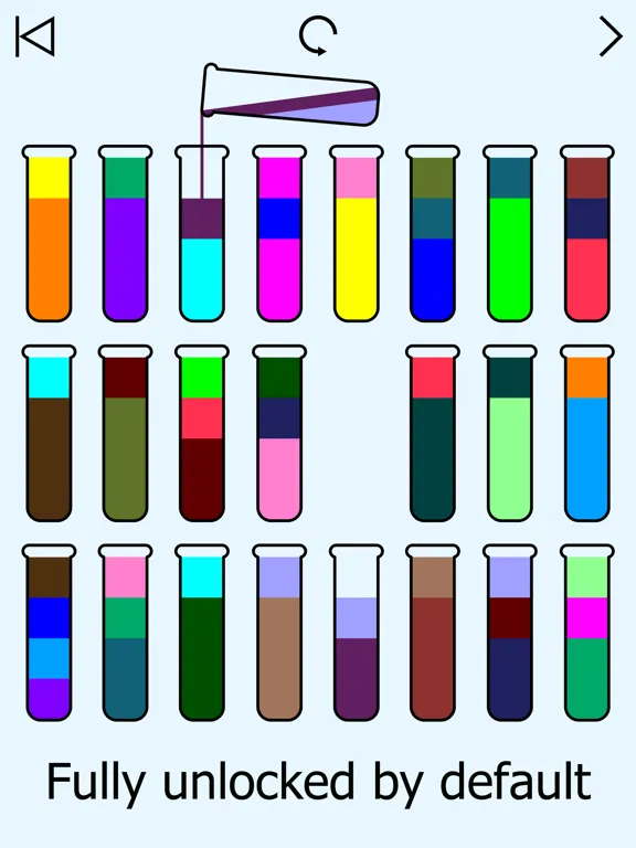 water sort puzzle master iPad  스크린샷