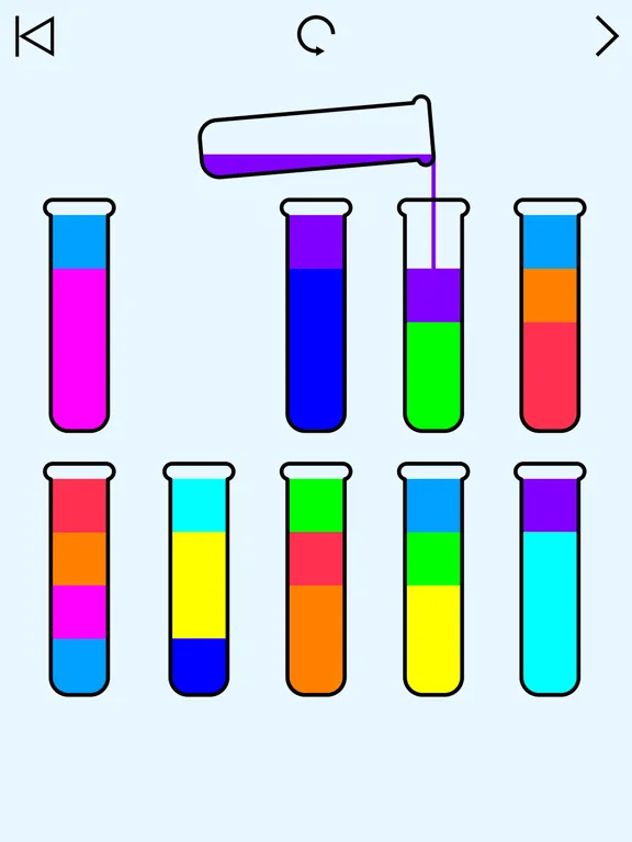 water sort puzzle master iPad  스크린샷