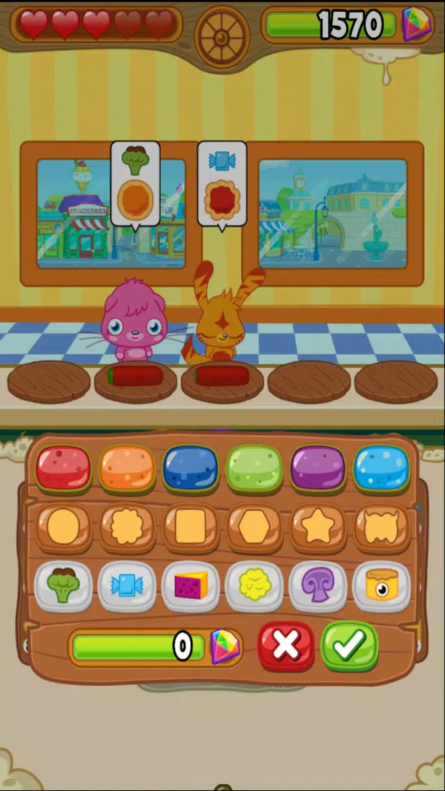 Tangkapan skrin Moshi Monsters Food Factory