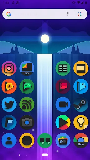 Скриншоты Baked - Dark Android Icon Pack