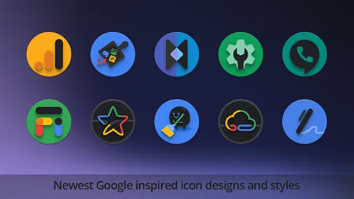 Скриншоты Baked - Dark Android Icon Pack