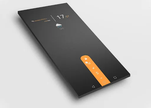 Dark Flow TS2B UI for Klwp Ekran Görüntüleri