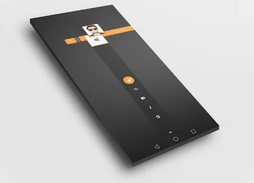 Dark Flow TS2B UI for Klwp Ekran Görüntüleri