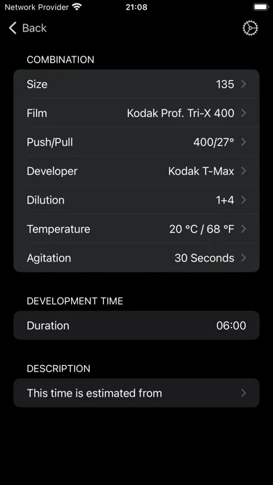 Film Developer Timer Pro應用截圖