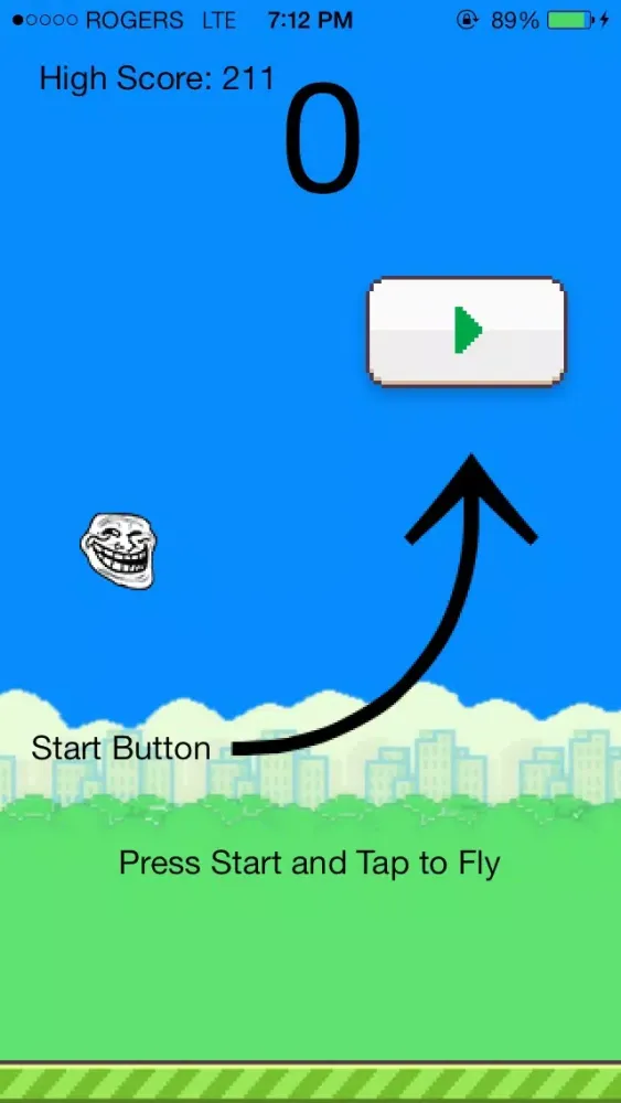 Flappy Troll - Trolling Screenshots