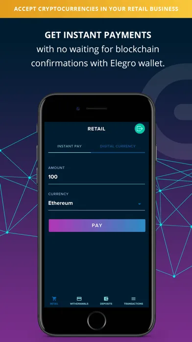 Elegro Retail PoS App 스크린샷