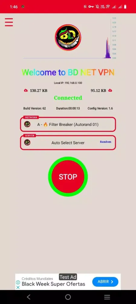 BD NET VPN应用截图