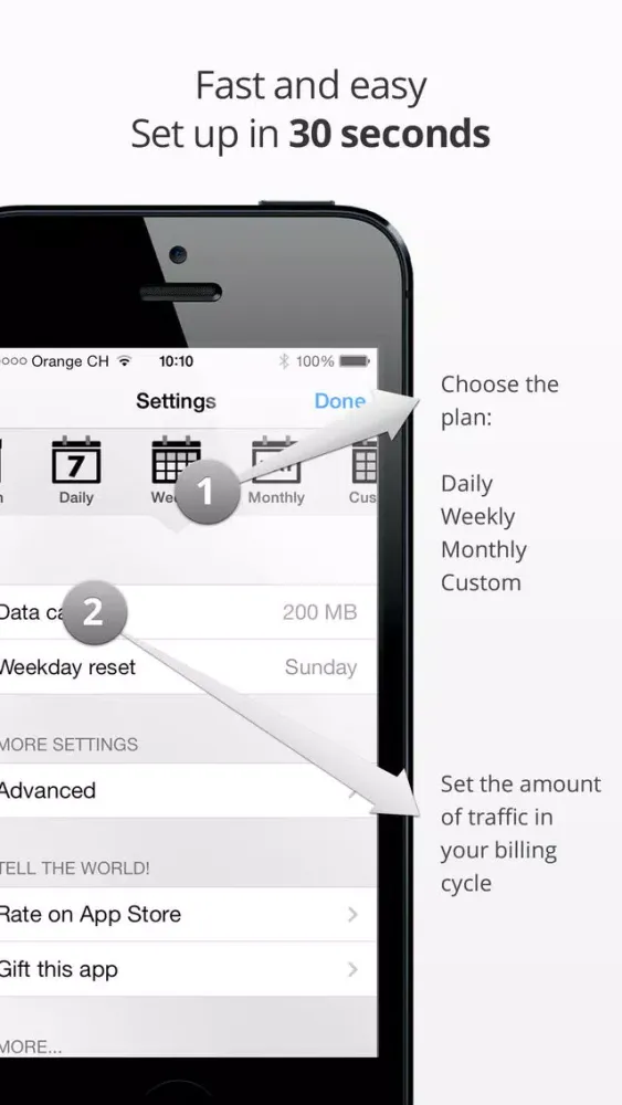 Tangkapan skrin Data Counter - Universal Data Usage Monitor